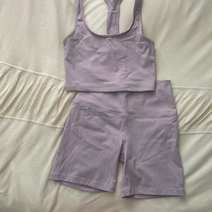 Set Active Posh biker short and bra